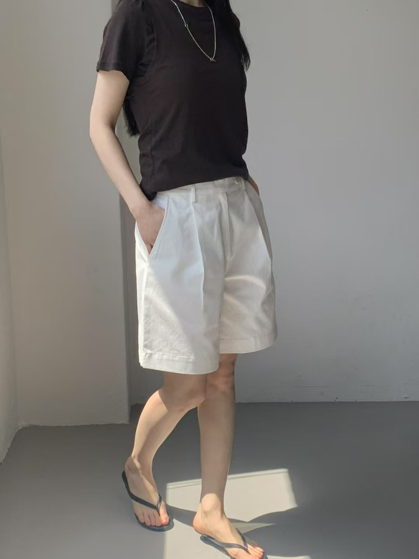 TAF韓國代購女士新款時尚真品推薦25春夏人氣熱賣休閑職業短褲TAF短褲