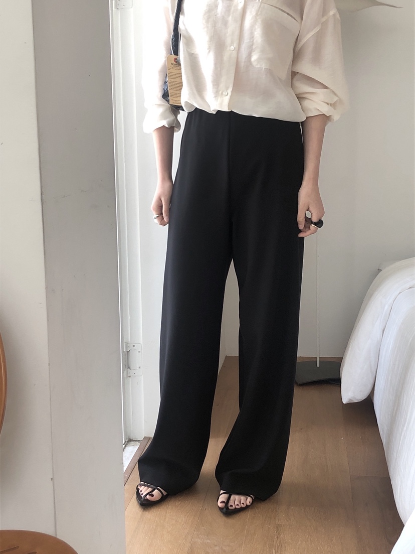 LE BUTTER韓國直郵女裝新品職業推薦時尚休閑人氣休閑褲綁帶LE BUTTER休閑褲