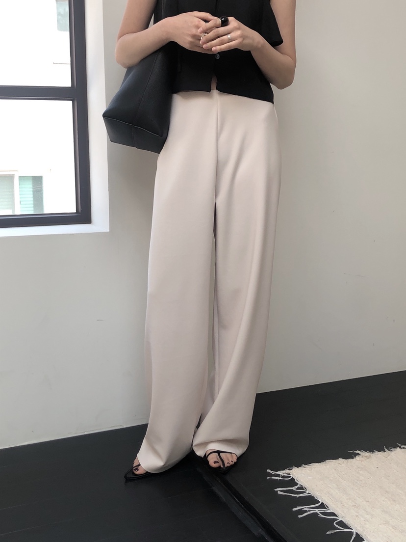 LE BUTTER韓國直郵女裝新品職業推薦時尚休閑人氣休閑褲綁帶LE BUTTER休閑褲