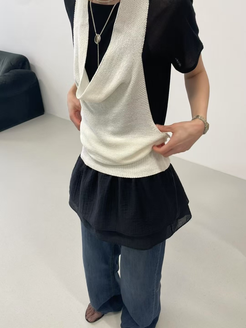 MINIMUZE韓國直郵女裝新品25春夏熱賣職業時尚真品吊帶背心MINIMUZE吊帶/背心