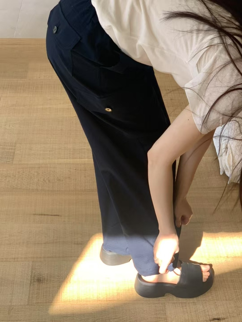 TAF韓國代購女士新款熱賣休閑25春夏推薦人氣真品時尚休閑褲TAF休閑褲