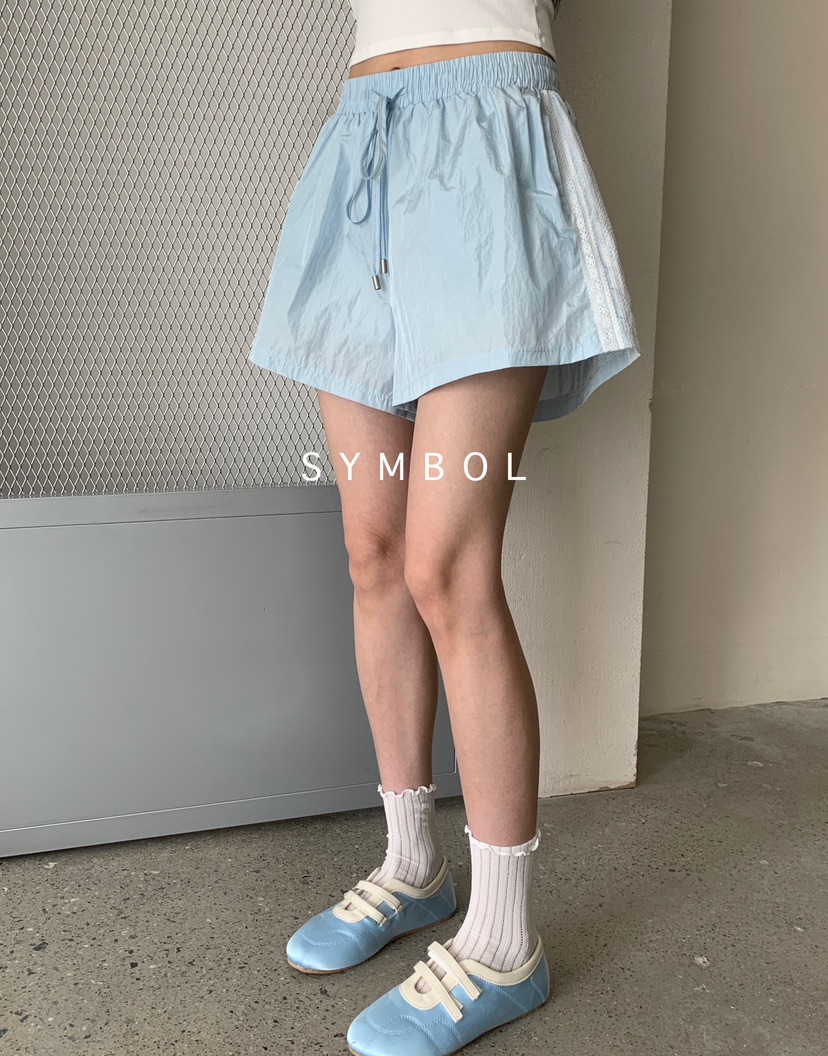 SYMBOL韓國直郵女裝新款推薦時尚熱賣人氣25春夏職業休閑短褲SYMBOL短褲