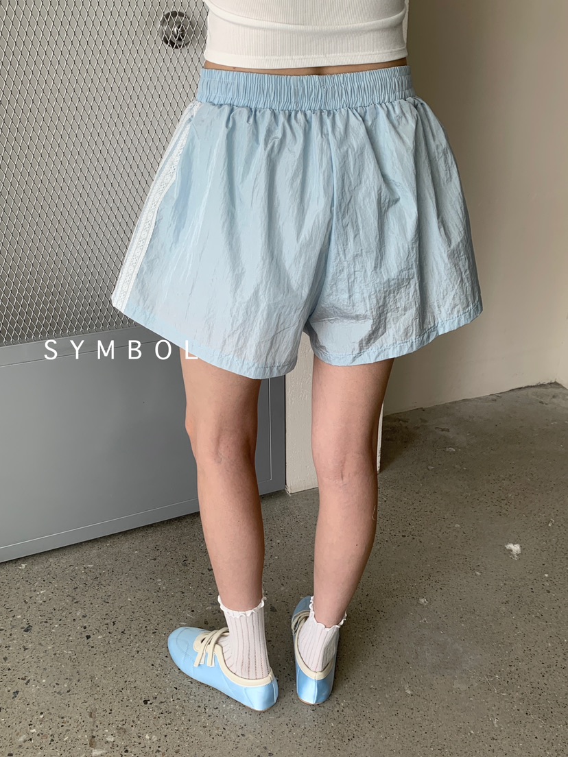 SYMBOL韓國直郵女裝新款推薦時尚熱賣人氣25春夏職業休閑短褲SYMBOL短褲