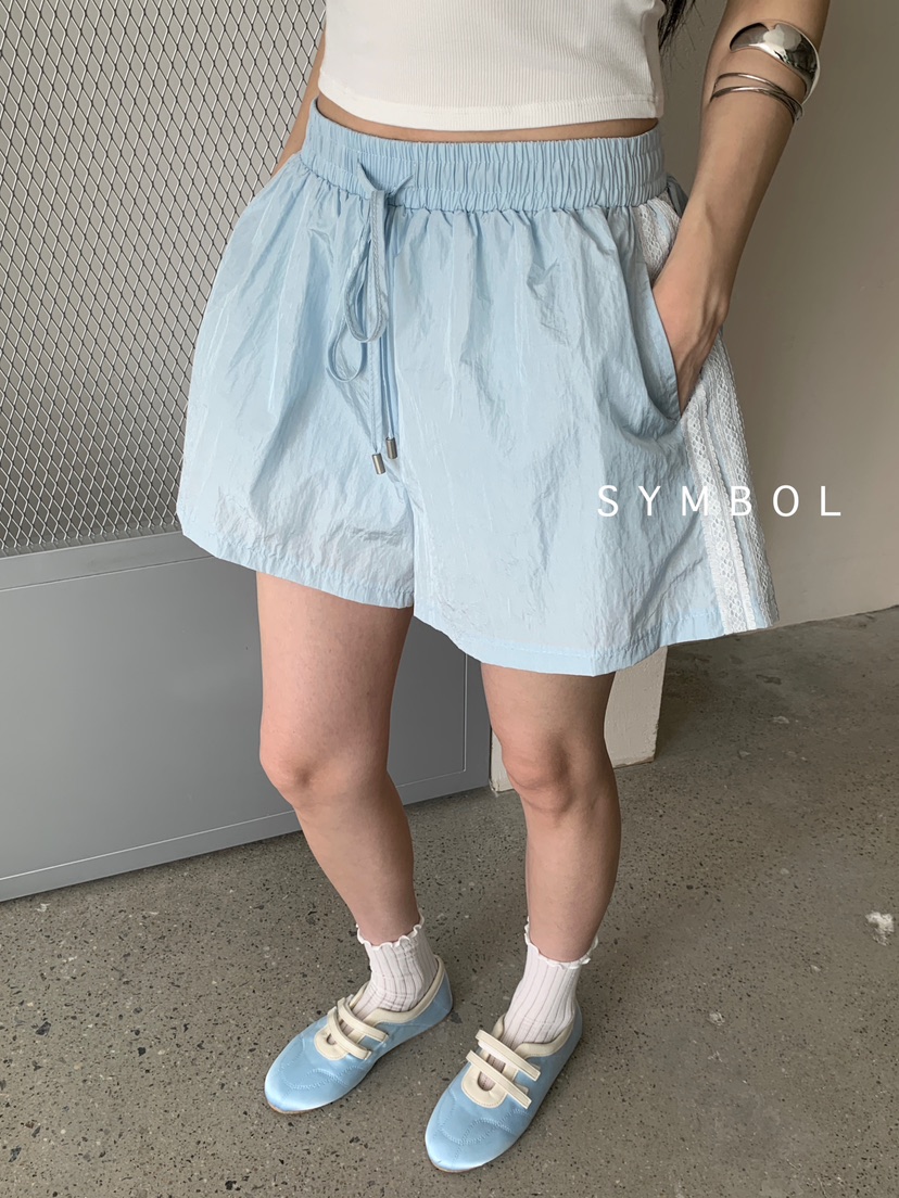 SYMBOL韓國直郵女裝新款推薦時尚熱賣人氣25春夏職業休閑短褲SYMBOL短褲