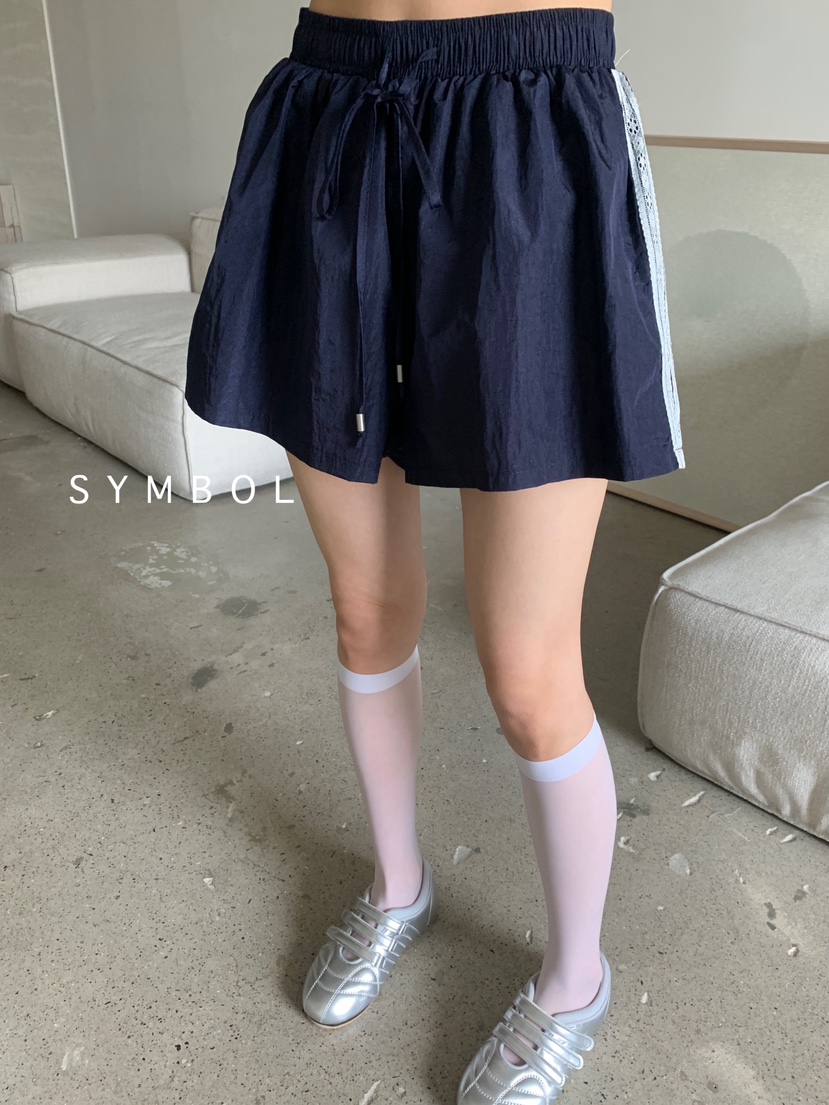 SYMBOL韓國直郵女裝新款推薦時尚熱賣人氣25春夏職業休閑短褲SYMBOL短褲