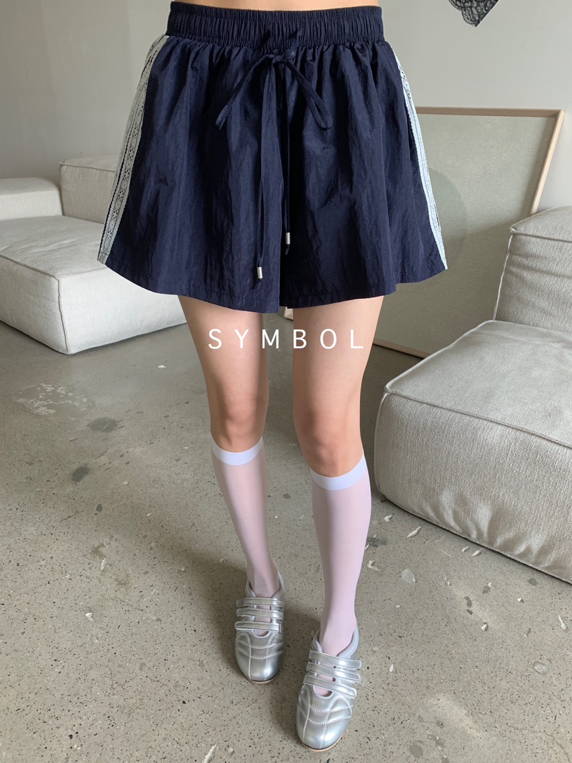 SYMBOL韓國直郵女裝新款推薦時尚熱賣人氣25春夏職業休閑短褲SYMBOL短褲