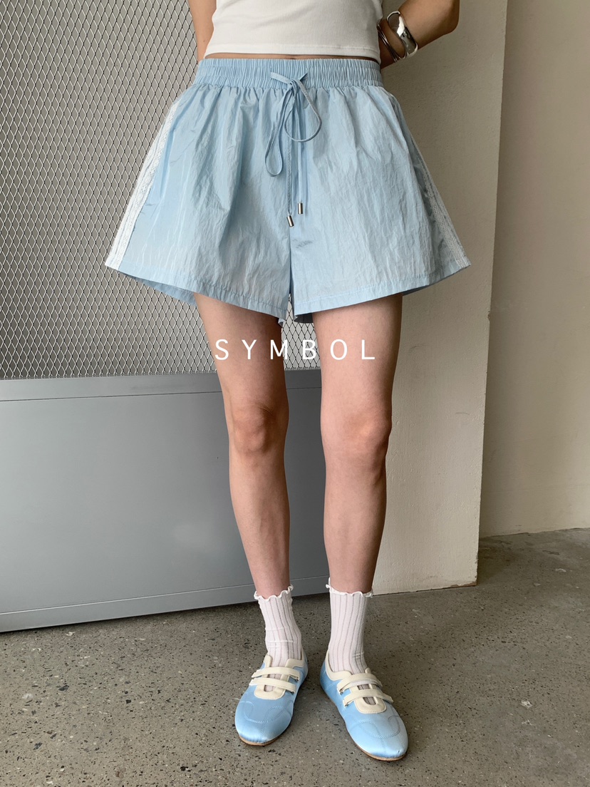 SYMBOL韓國直郵女裝新款推薦時尚熱賣人氣25春夏職業休閑短褲SYMBOL短褲圖色2