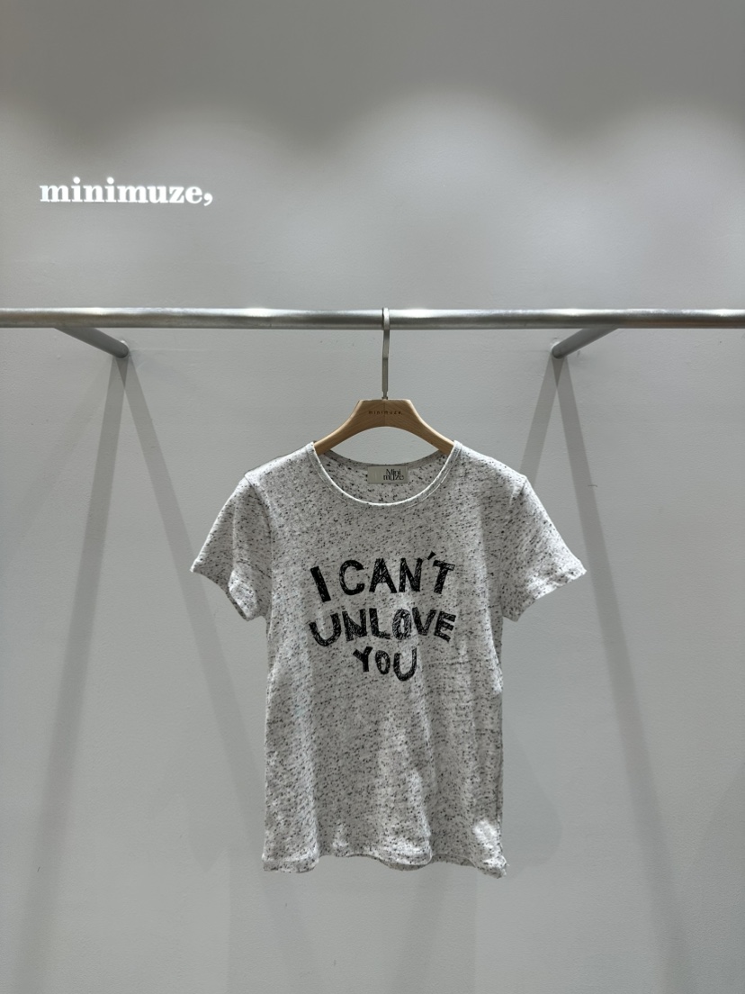 MINIMUZE東大門實拍女士新款25春夏推薦時尚人氣熱賣職業T恤MINIMUZET恤圖色3