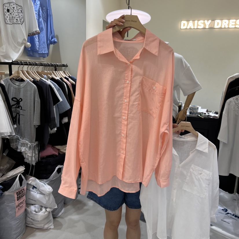 DAISY DRESS韓國直郵㊣女裝新款熱賣25春夏推薦襯衫蕾絲衫DAISY DRESS襯衫/蕾絲衫圖色2