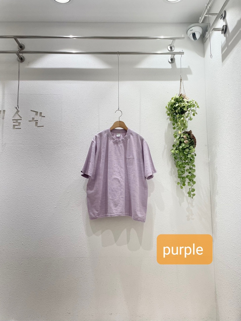 GALLERY-A韓國直郵㊣東大門實拍女裝新款時尚人氣休閑T恤口袋GALLERYT恤圖色2