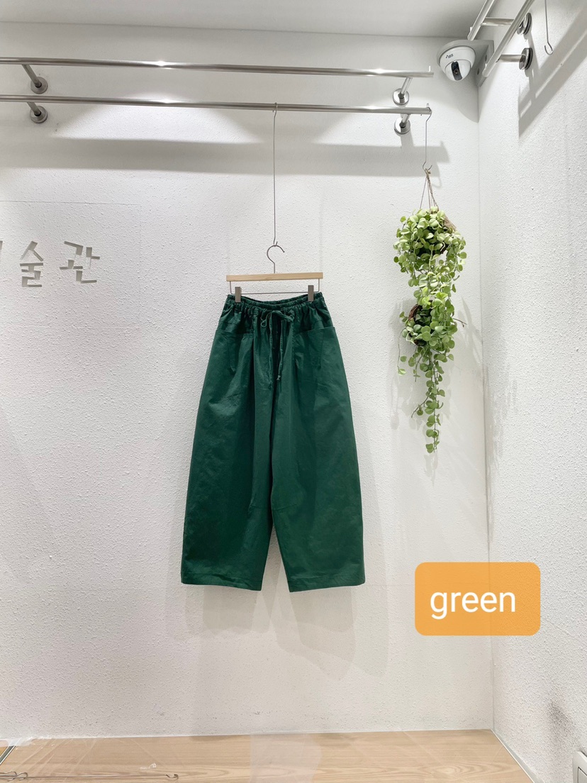 GALLERY-A韓國㊣直郵東大門代購女裝新品熱賣時尚休閑褲口袋GALLERY休閑褲圖色3