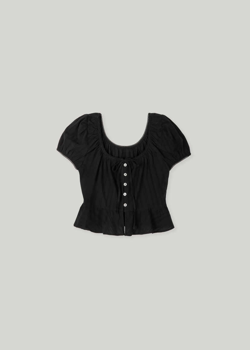 FOREST韓國直郵㊣東大門實拍女裝新品25春夏休閑襯衫蕾絲衫FOREST襯衫/蕾絲衫圖色2