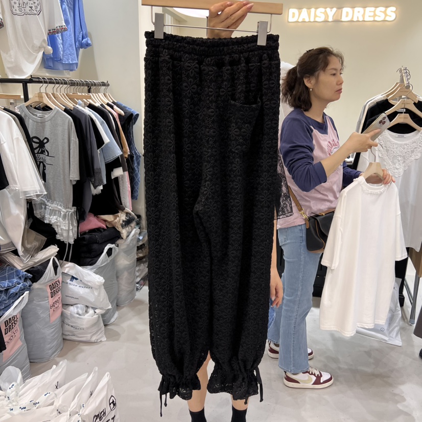 DAISY DRESS韓國直郵㊣東大門實拍女裝新款熱賣休閑休閑褲DAISY DRESS休閑褲