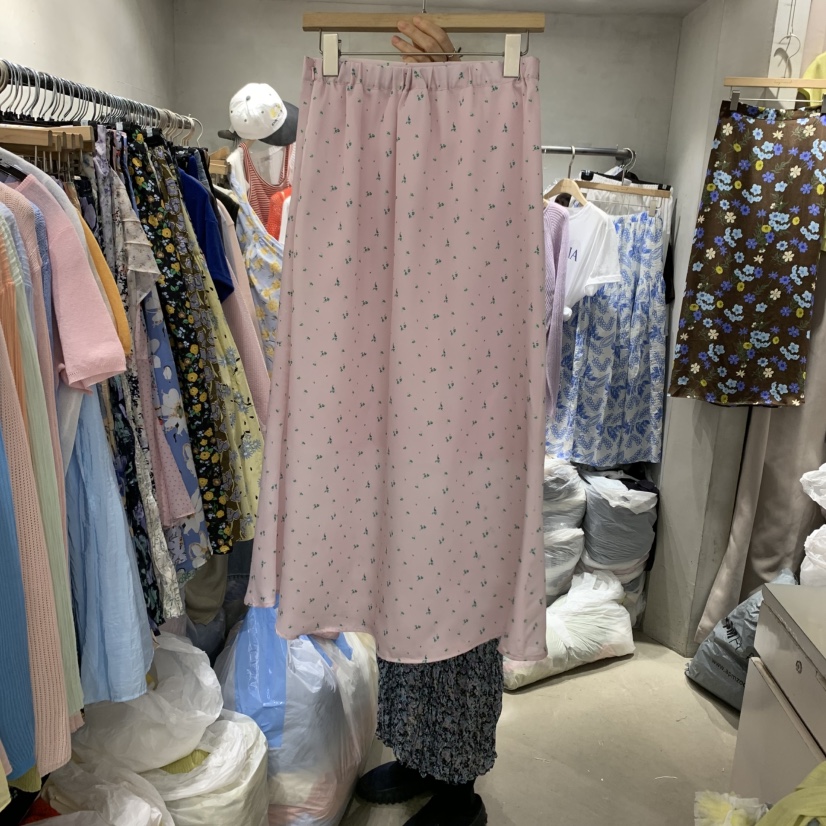 LOGROAD韓國直郵㊣東大門實拍女裝新款25春夏熱賣半身裙中短裙LOG ROAD半身裙/中短裙