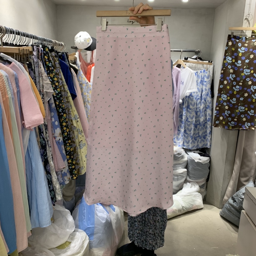 LOGROAD韓國直郵㊣東大門實拍女裝新款25春夏熱賣半身裙中短裙LOG ROAD半身裙/中短裙
