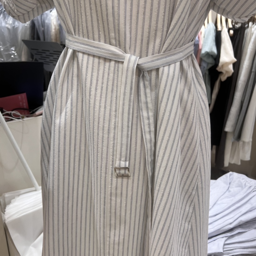FRILL韓國直郵㊣女裝新品推薦時尚休閑人氣熱賣連衣裙含腰帶FRILL連衣裙