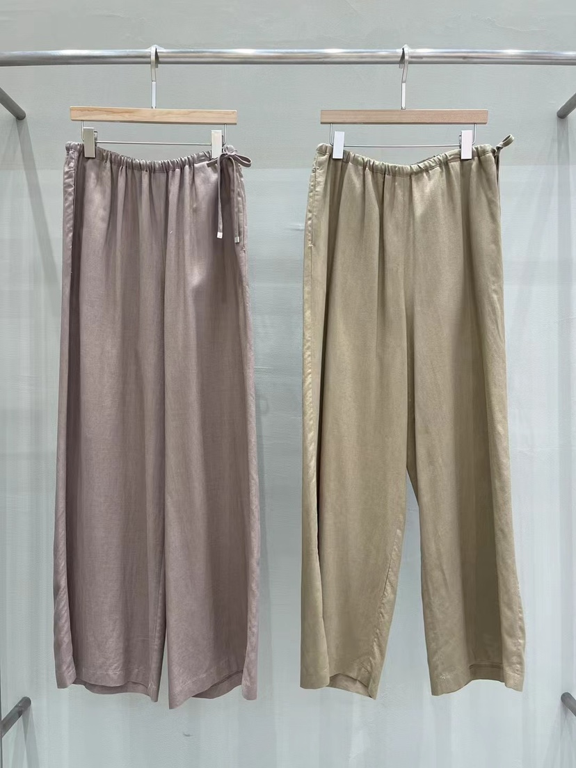 MU i韓國直郵㊣東大門實拍女裝新品25春夏熱賣時尚推薦休閑褲Mu:i-Q休閑褲