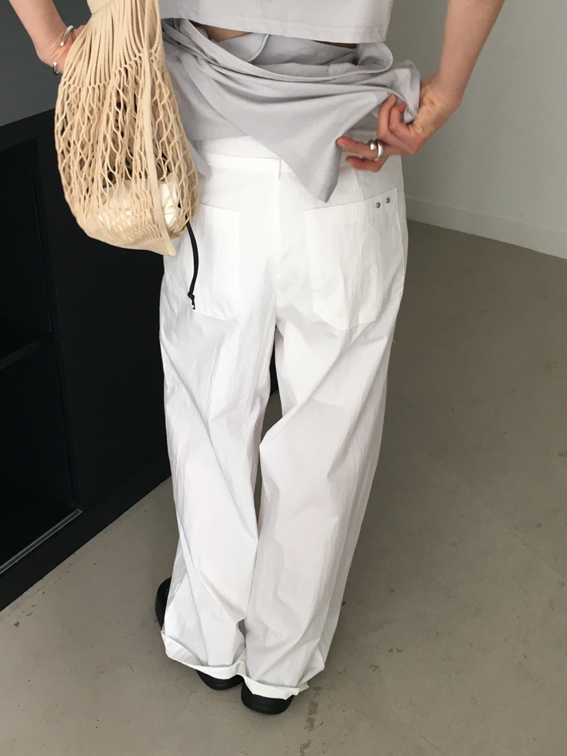 MONDAYMORING東大門代購女士新款25春夏人氣熱賣休閑褲含腰帶MONDAYMORING休閑褲