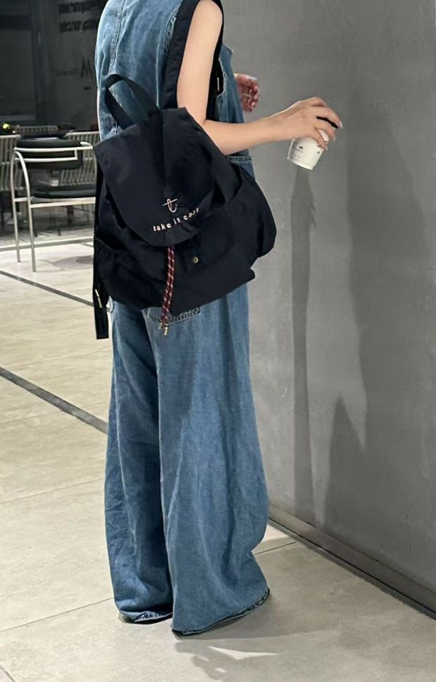TROUVAILLE東大門直郵女裝新款25春夏職業時尚推薦雙肩背包TROUVAILLE雙肩背包