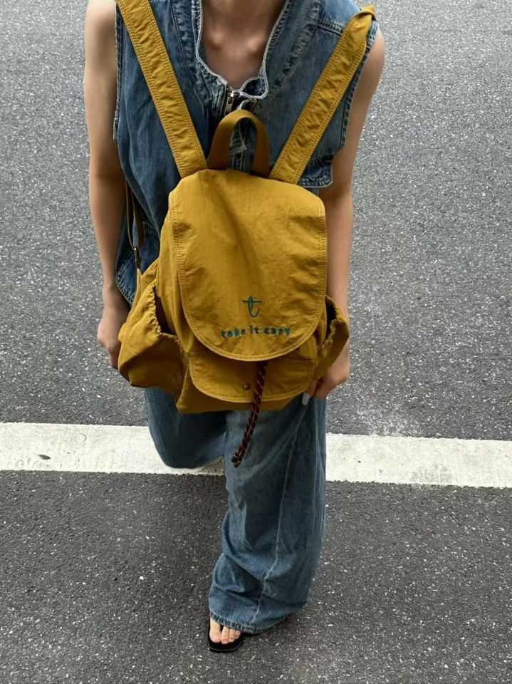 TROUVAILLE東大門直郵女裝新款25春夏職業時尚推薦雙肩背包TROUVAILLE雙肩背包