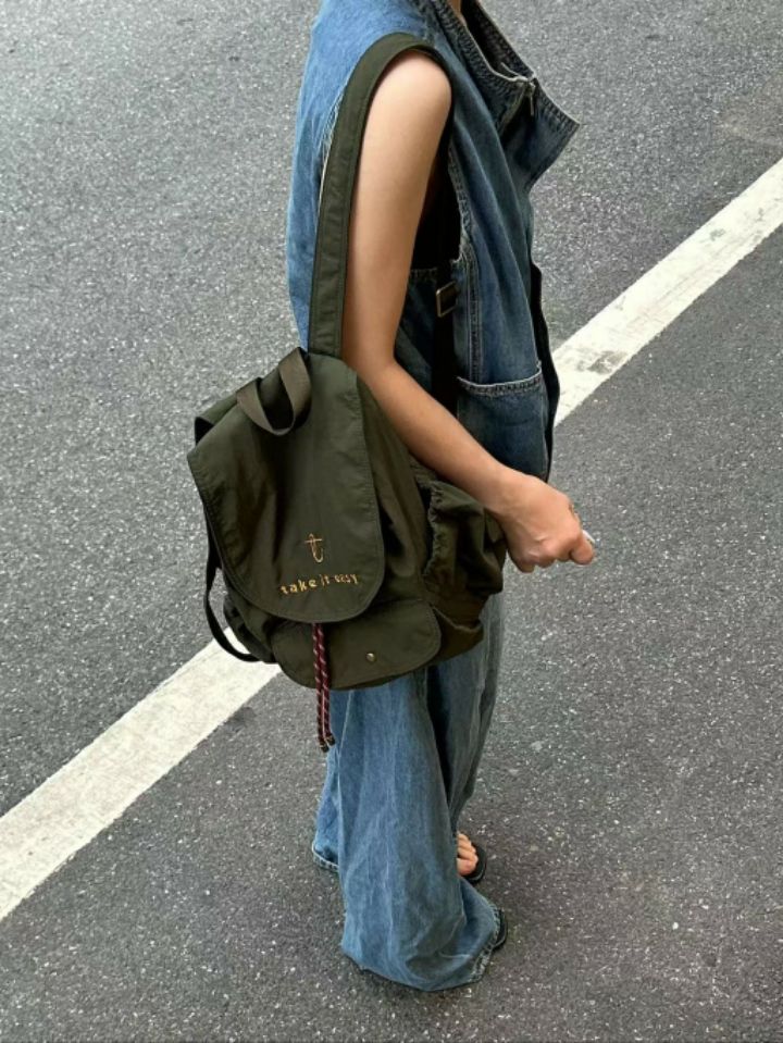 TROUVAILLE東大門直郵女裝新款25春夏職業時尚推薦雙肩背包TROUVAILLE雙肩背包