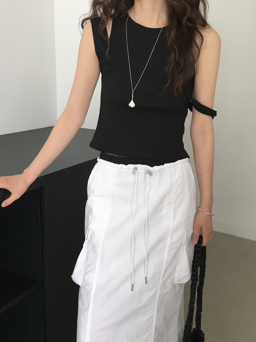 MONDAYMORING韓國直郵女裝新款25春夏真品推薦吊帶背心雙面MONDAYMORING吊帶/背心