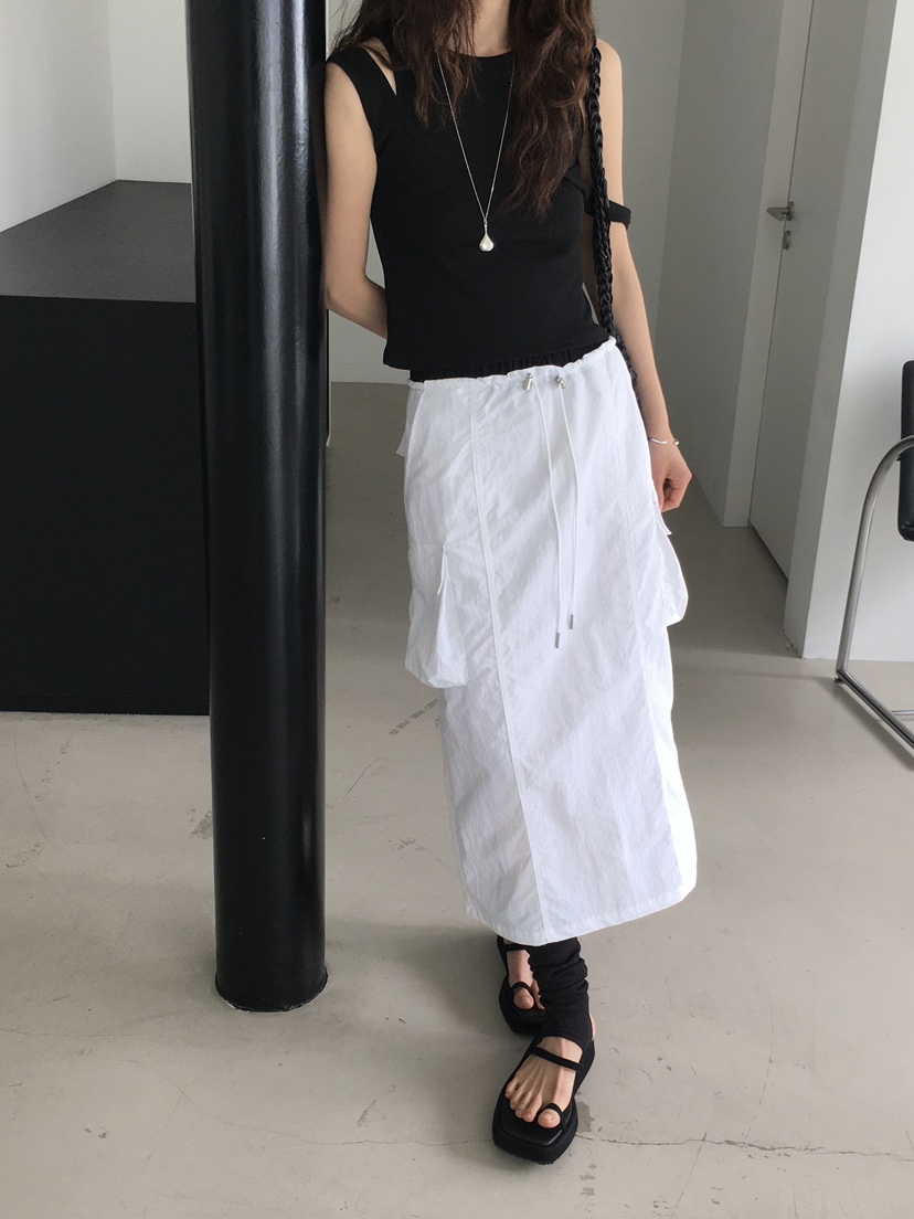 MONDAYMORING韓國直郵女裝新款25春夏真品推薦吊帶背心雙面MONDAYMORING吊帶/背心