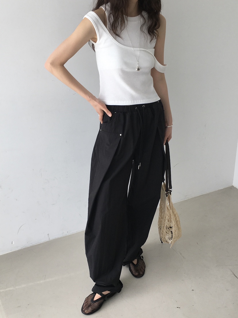 MONDAYMORING韓國直郵女裝新款25春夏真品推薦吊帶背心雙面MONDAYMORING吊帶/背心
