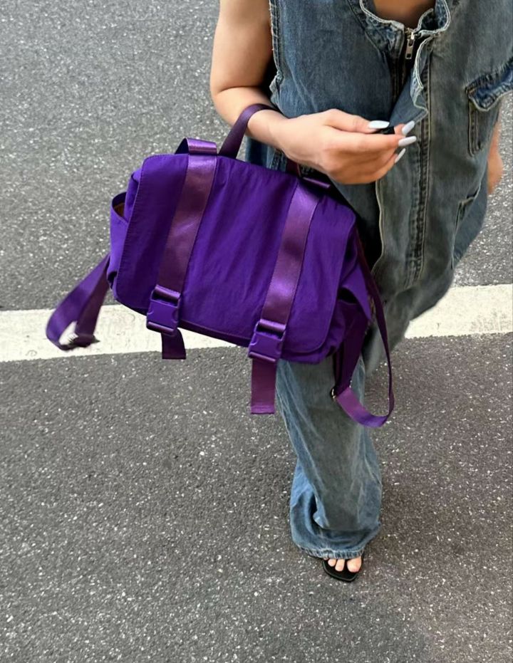 TROUVAILLE東大門直郵女裝新品人氣職業時尚25春夏雙肩背包TROUVAILLE雙肩背包