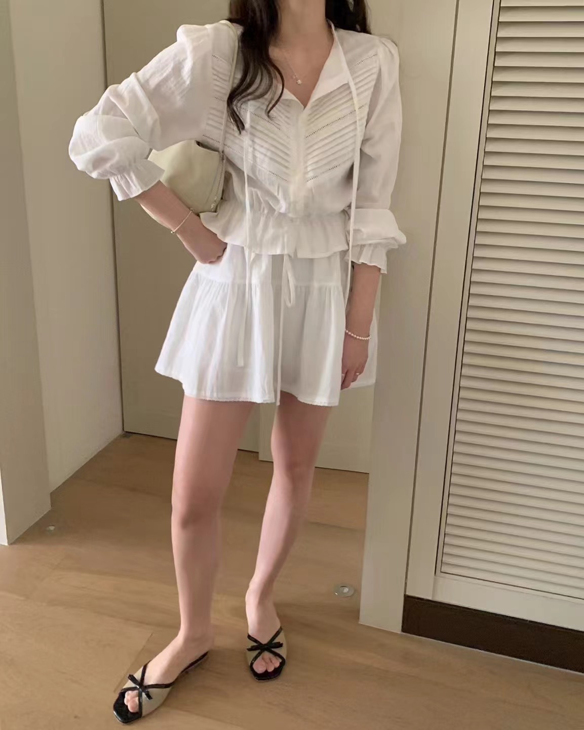 PYT-ot東大門代購女士新品推薦休閑真品25春夏人氣時尚短裙pretty young thing短裙