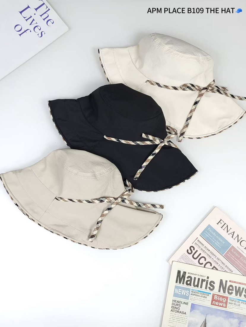 THE HAT-P東大門直郵女裝新品推薦職業休閑帽子漁夫帽格紋THE HAT帽子