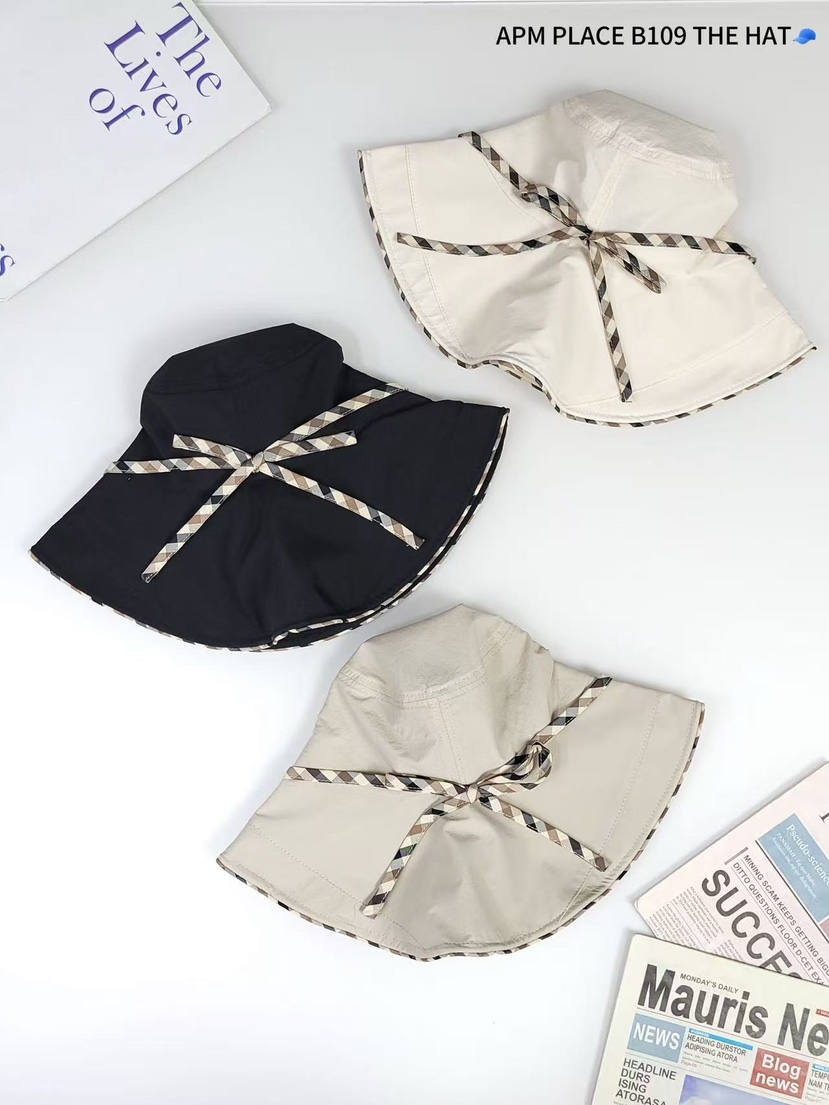 THE HAT-P東大門直郵女裝新品推薦職業休閑帽子漁夫帽格紋THE HAT帽子
