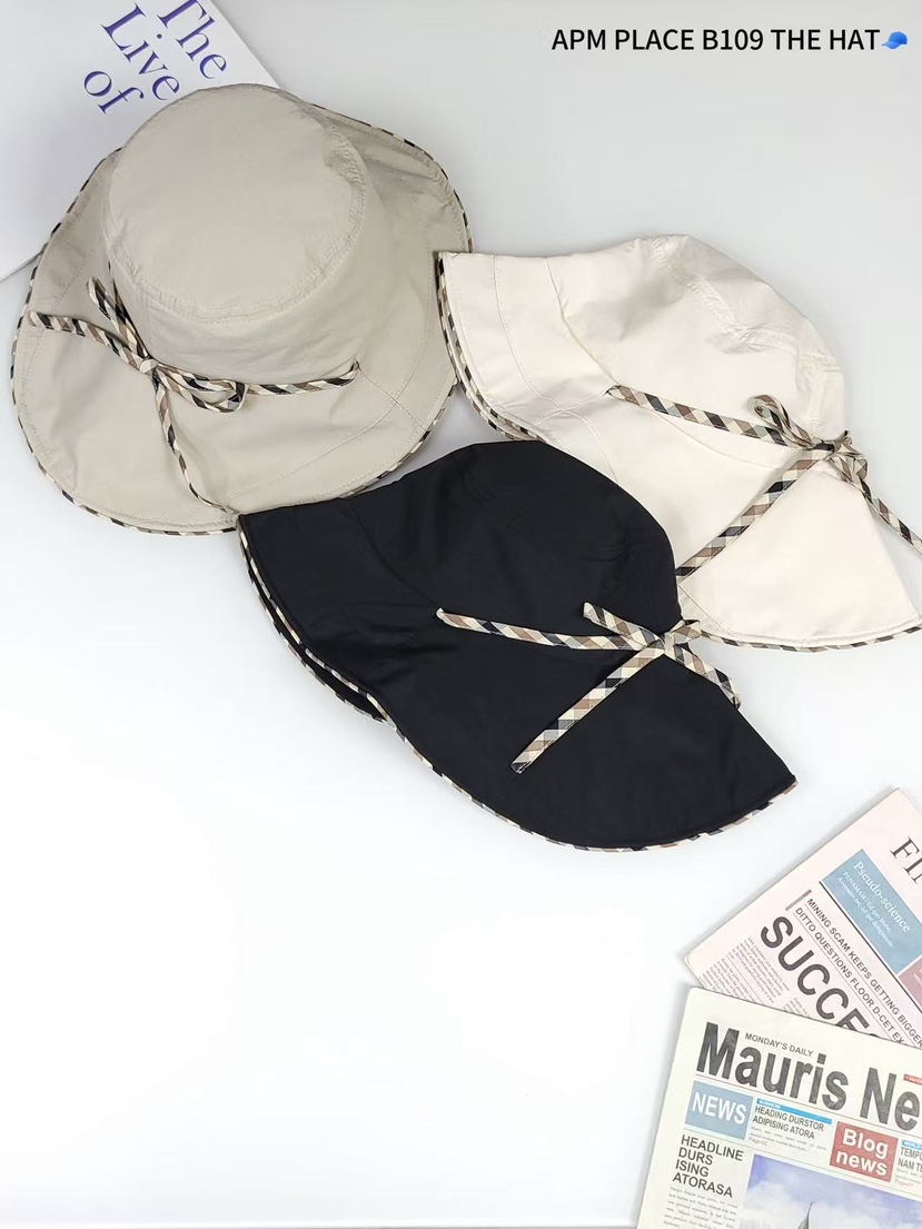 THE HAT-P東大門直郵女裝新品推薦職業休閑帽子漁夫帽格紋THE HAT帽子