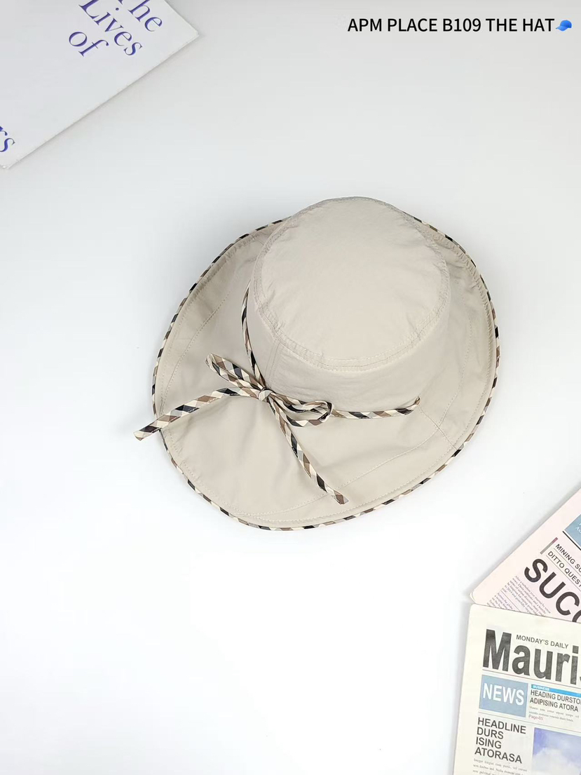 THE HAT-P東大門直郵女裝新品推薦職業休閑帽子漁夫帽格紋THE HAT帽子