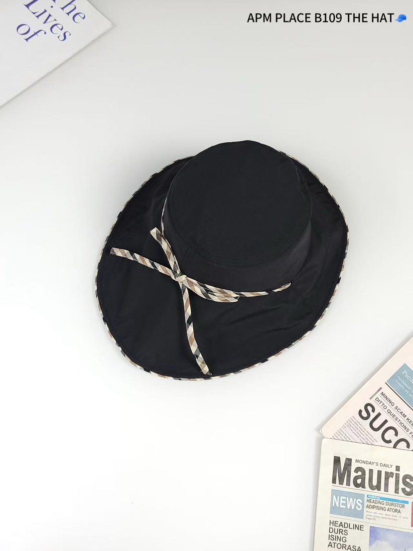 THE HAT-P東大門直郵女裝新品推薦職業休閑帽子漁夫帽格紋THE HAT帽子圖色3