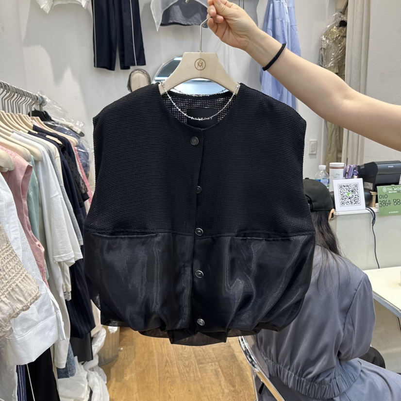 THE MOST-Q東大門實拍女裝新款熱賣真品時尚休閑推薦馬甲THE MOST馬甲圖色3