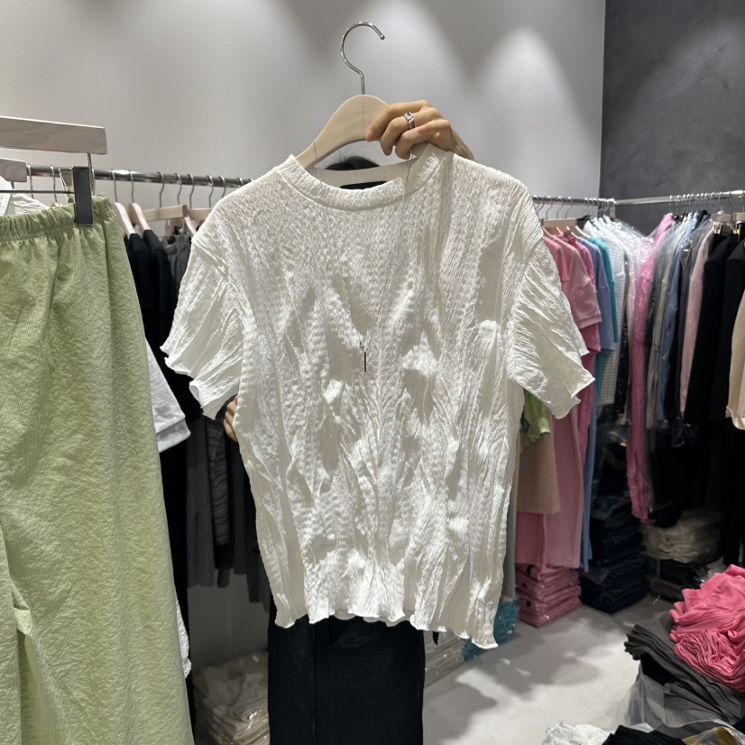 OPEN韓國代購女士新品推薦25春夏人氣時尚真品職業襯衫蕾絲衫OPEN襯衫/蕾絲衫