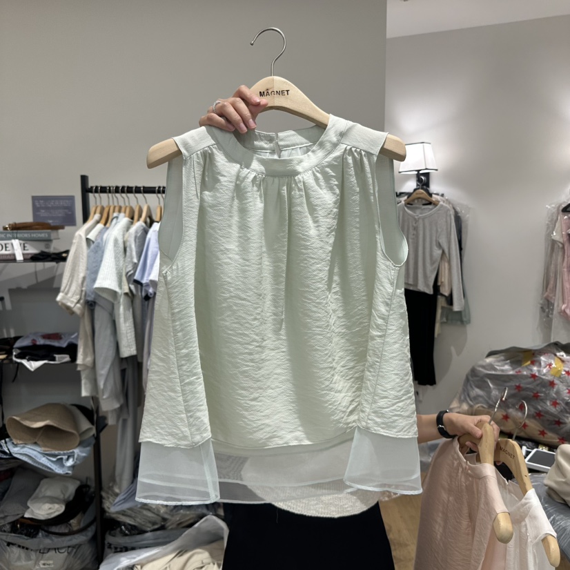 M.G.N東大門代購女裝新品熱賣時尚人氣推薦職業休閑吊帶背心MAGNET吊帶/背心圖色2