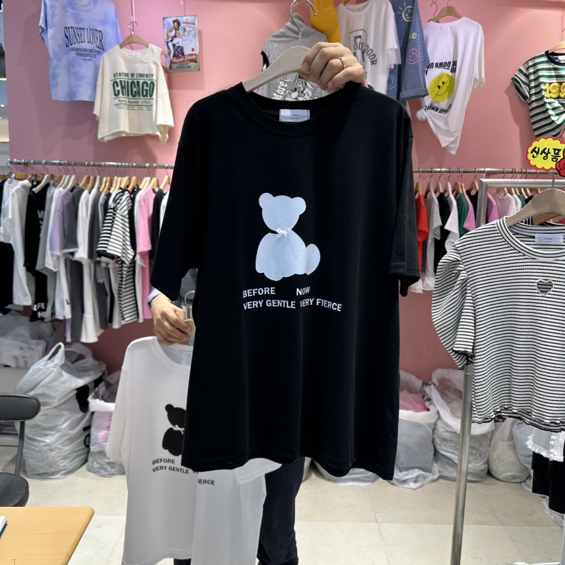 K STORY韓國直郵女裝新品25春夏熱賣休閑真品人氣推薦職業T恤K STORYT恤圖色2