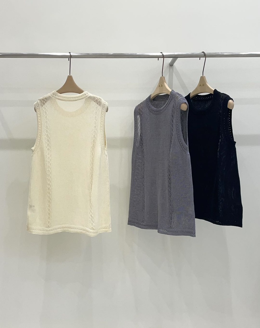 AUTUMN BEIGE-Q東大門代購女士新款25春夏時尚推薦吊帶背心A.b/AUTUMN BEIGE吊帶/背心