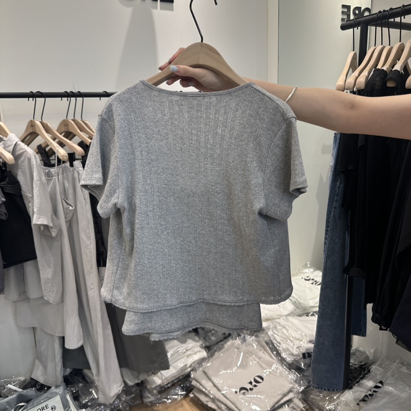 ORE-P東大門代購女裝新品休閑熱賣真品人氣套裝兩件套開衫ORE套裝