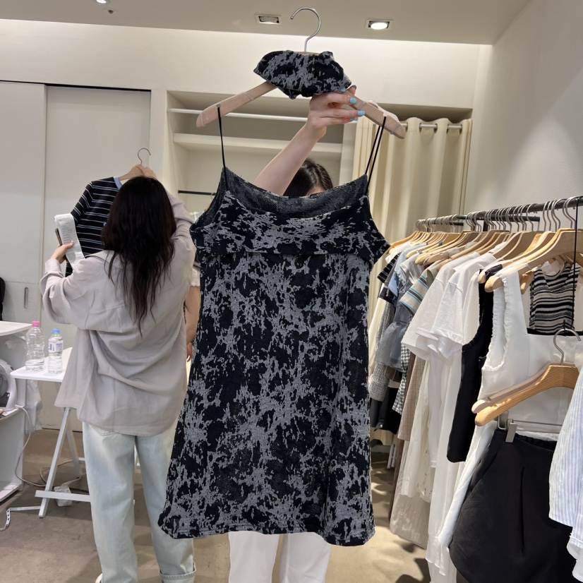 IR BIEN韓國直郵女裝新品真品時尚人氣休閑熱賣連衣裙含頭飾ir bien-A連衣裙