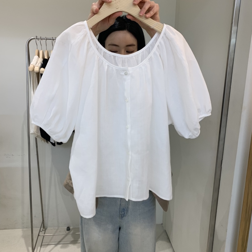 OUTRENE東大門實拍女裝新款熱賣休閑時尚真品推薦襯衫蕾絲衫OUTRENE襯衫/蕾絲衫