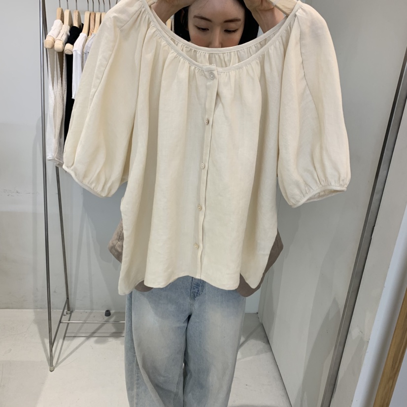 OUTRENE東大門實拍女裝新款熱賣休閑時尚真品推薦襯衫蕾絲衫OUTRENE襯衫/蕾絲衫圖色2
