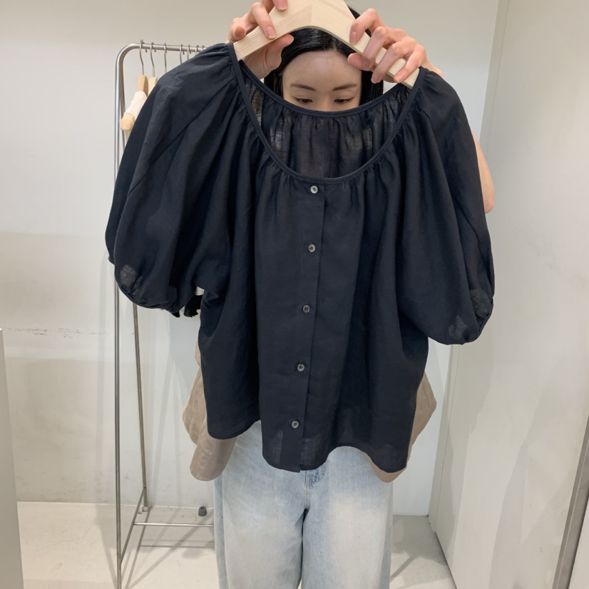 OUTRENE東大門實拍女裝新款熱賣休閑時尚真品推薦襯衫蕾絲衫OUTRENE襯衫/蕾絲衫圖色4