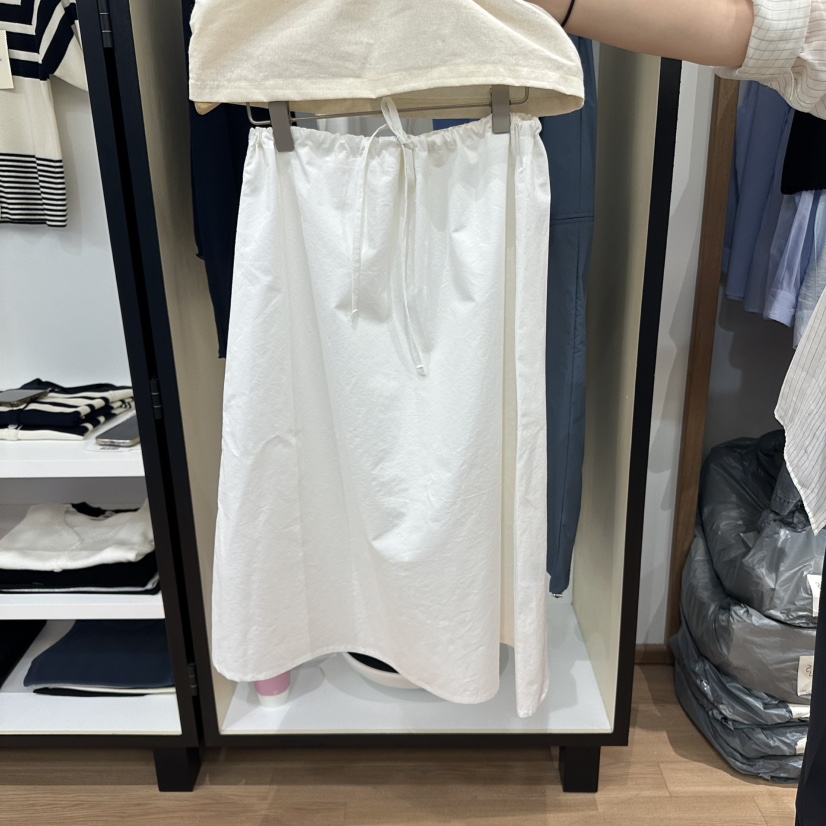 MUYBIEN東大門實拍女士新品休閑25春夏人氣時尚職業長裙棉質MUYBIEN長裙