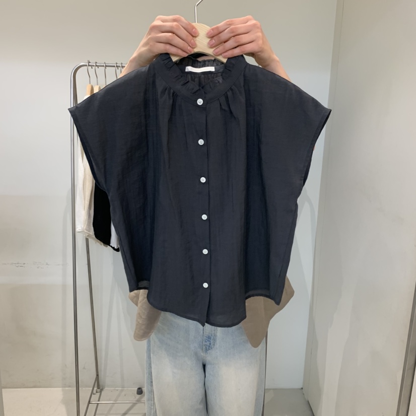 OUTRENE東大門實拍女士新品時尚熱賣推薦真品休閑襯衫蕾絲衫OUTRENE襯衫/蕾絲衫圖色2