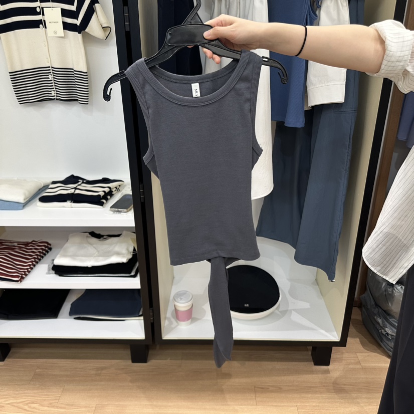 MUYBIEN東大門實拍女士新款人氣熱賣時尚真品25春夏吊帶背心MUYBIEN吊帶/背心圖色3