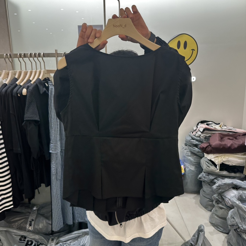 NOON_D東大門代購女裝新品人氣真品職業休閑熱賣25春夏吊帶背心NOON_D吊帶/背心圖色2