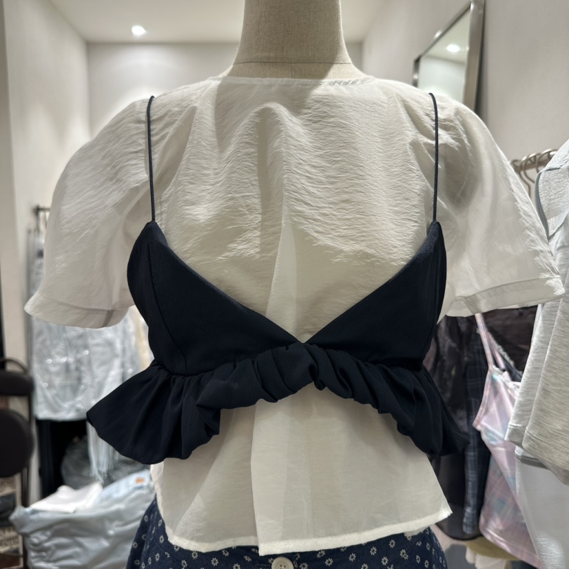 BERTHA韓國直郵女裝新品熱賣休閑人氣推薦職業吊帶背心緊身BERTHA吊帶/背心圖色2